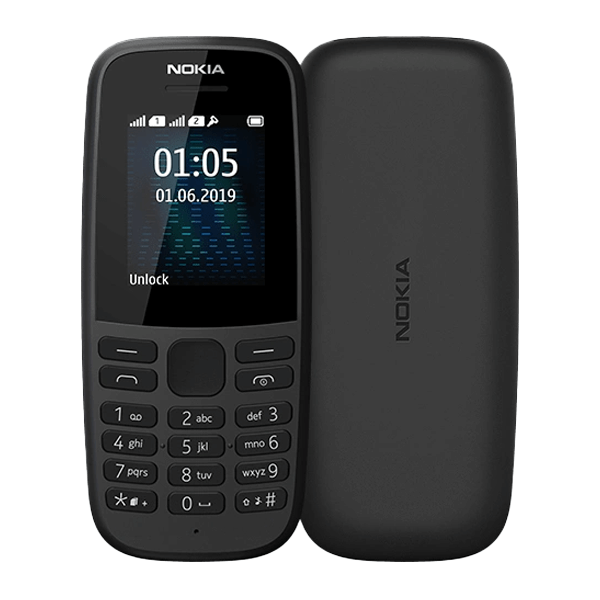 Refurbished Nokia 105 | Black (2019)