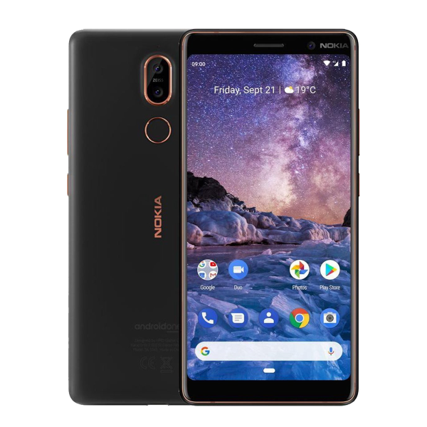 Refurbished Nokia 7 Plus | 64GB | Black