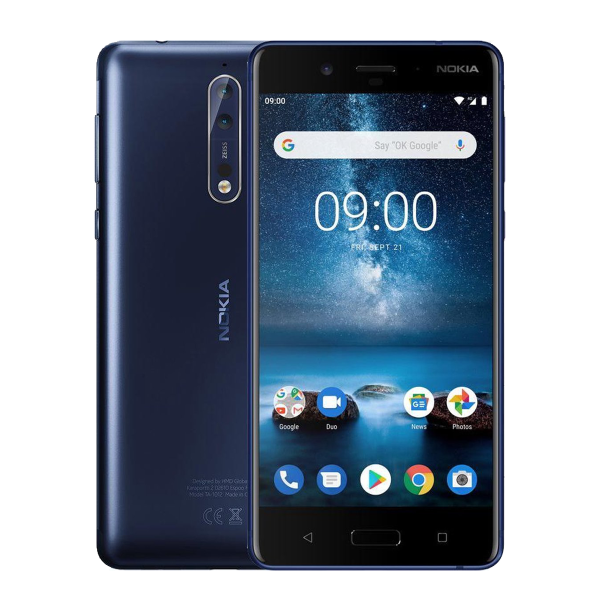 Refurbished Nokia 8 | 64GB | Blue