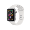 Refurbished Apple Watch Series 4 | 44mm | Aluminum Case Silver | White Sport Band | GPS | WiFi