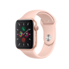 Refurbished Apple Watch Series 5 | 44mm | Aluminum Case Gold | Pink Sport Band | GPS | WiFi + 4G