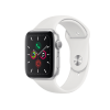 Refurbished Apple Watch Series 5 | 44mm | Aluminium Case Silver | White Sport Band | GPS | WiFi + 4G