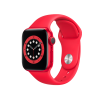 Refurbished Apple Watch Series 6 | 40mm | Aluminum Case Red | Red Sport Band | GPS | WiFi + 4G