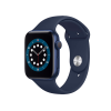 Refurbished Apple Watch Series 6 | 44mm | Aluminum Case Blue | Blue Sport Band | GPS | WiFi