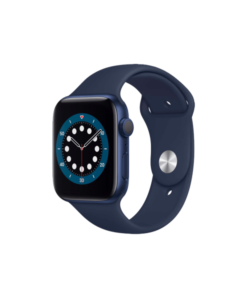 Refurbished Apple Watch Series 6 | 44mm | Aluminum Case Blue | Blue Sport Band | GPS | WiFi