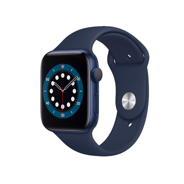Refurbished Apple Watch Series 6 | 44mm | Aluminum Case Blue | Blue Sport Band | GPS | WiFi