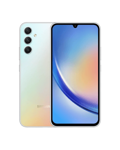 Refurbished Samsung Galaxy A34 256GB Silver | 5G