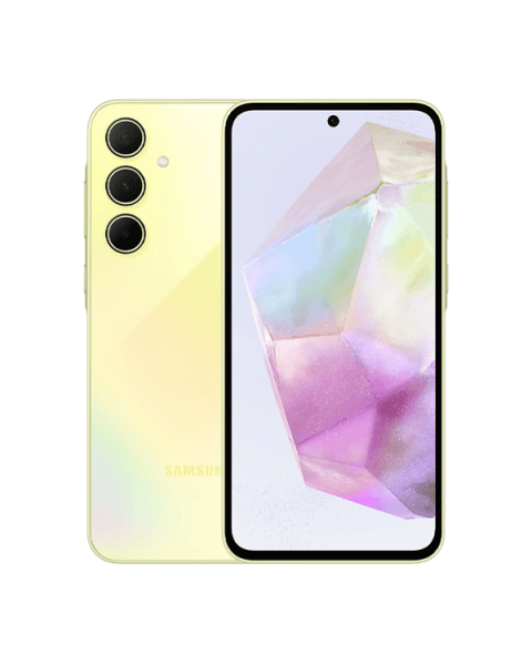 Refurbished Samsung Galaxy A35 128GB Yellow | 5G