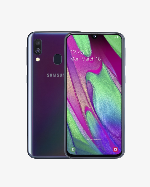 Refurbished Samsung Galaxy A40 64GB Black