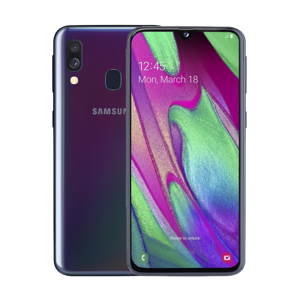 Refurbished Samsung Galaxy A40 64GB Black