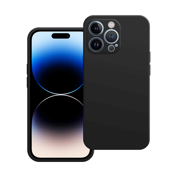 Silicone Backcover iPhone 13 Pro Max | Black