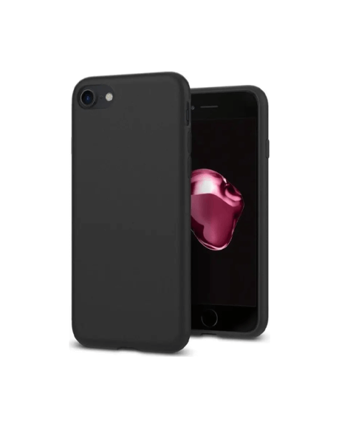 Silicone Backcover iPhone 7 / 8 / SE 2020 | Black