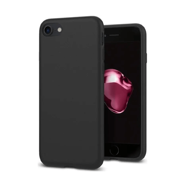 Silicone Backcover iPhone 7 / 8 / SE 2020 | Black