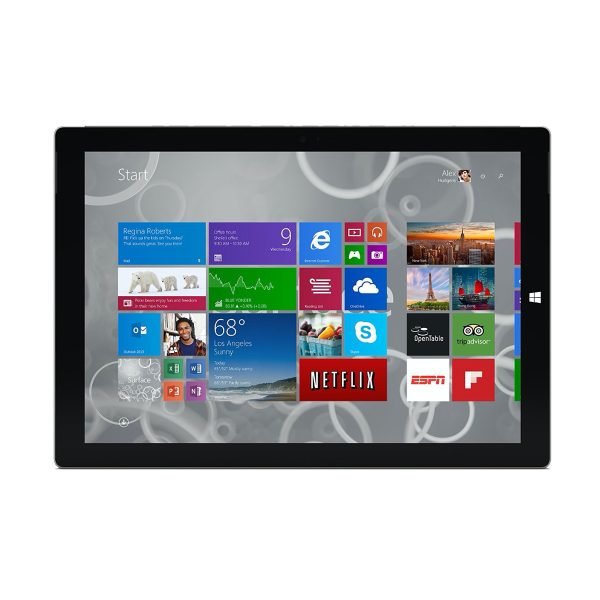 Refurbished Microsoft Surface Pro 3 | 12.3 in | 4th generation i5 | 120 GB SSD | 4GB RAM | Virtual keyboard | Exclusive pen