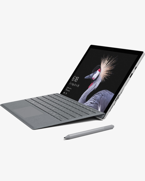 Refurbished Microsoft Surface Pro 4 | 12.3 inch | 6e generatie i5 | 256GB SSD | 8GB RAM | Grey QWERTY keyboard | Pen not included
