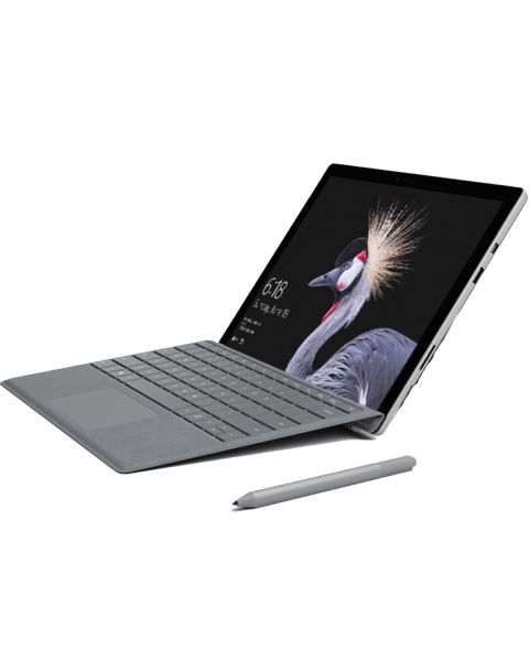Refurbished Microsoft Surface Pro 4 | 12.3 inch | 6e generatie i5 | 256GB SSD | 8GB RAM | Grey QWERTY keyboard | Pen not included
