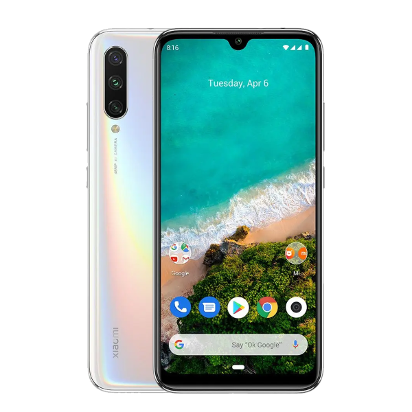 Refurbished Xiaomi Mi A3 | 64GB | White | Dual