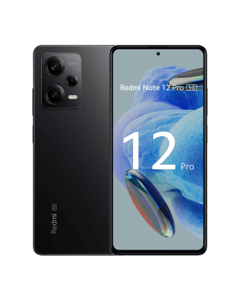 Refurbished Xiaomi Redmi Note 12 Pro | 128GB | Black | 5G