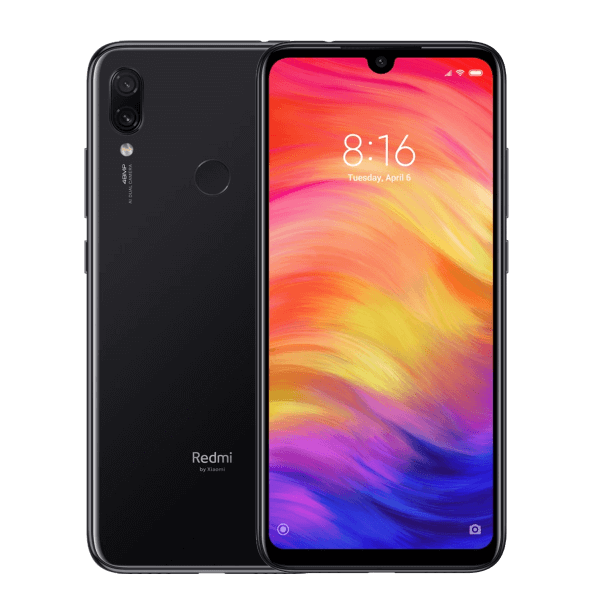 Refurbished Xiaomi Redmi Note 7 | 128GB | Black | Dual