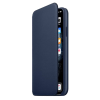 iPhone 11 Pro Max Leather Folio - Darkblue 