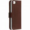 Genuine Leather iPhone SE / 5 / 5s Type Book - Brown