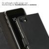 Genuine Leather Booklet iPhone SE (2020) / 8 / 7 / 6(s) - Black