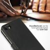 Genuine Leather Booklet iPhone SE (2020) / 8 / 7 / 6(s) - Black