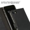 Genuine Leather Booklet iPhone SE (2020) / 8 / 7 / 6(s) - Black