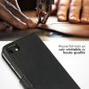 Genuine Leather Booklet iPhone SE (2020) / 8 / 7 / 6(s) - Black
