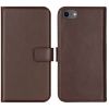 Selencia Echt Lederen Bookcase iPhone SE (2022 / 2020) / 8 / 7 / 6(s)