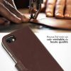 Selencia Echt Lederen Bookcase iPhone SE (2022 / 2020) / 8 / 7 / 6(s)