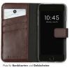 Selencia Echt Lederen Bookcase iPhone SE (2022 / 2020) / 8 / 7 / 6(s)