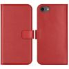 Selencia Echt Lederen Bookcase iPhone SE (2022 / 2020) / 8 / 7 / 6(s)