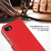 Selencia Echt Lederen Bookcase iPhone SE (2022 / 2020) / 8 / 7 / 6(s)