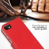 Selencia Echt Lederen Bookcase iPhone SE (2022 / 2020) / 8 / 7 / 6(s)
