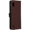 Echt Lederen Booktype Samsung Galaxy A10 - Bruin - Bruin / Brown