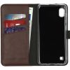 Echt Lederen Booktype Samsung Galaxy A10 - Bruin - Bruin / Brown