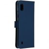 Echt Lederen Booktype Samsung Galaxy A10 - Blauw - Blauw / Blue