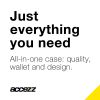 Accezz Wallet Softcase Booktype Samsung Galaxy A20e - Goud / Gold