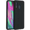 Accezz Liquid Silicone Backcover Samsung Galaxy A40 - Zwart / Schwarz / Black