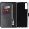Selencia Echt Lederen Bookcase Samsung Galaxy A50 / A30s - Zwart / Schwarz / Black
