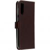 Selencia Echt Lederen Bookcase Samsung Galaxy A50 / A30s - Bruin / Braun  / Brown