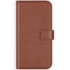 Selencia Echt Lederen Bookcase Samsung Galaxy A50 / A30s - Lichtbruin / Hellbraun  / Light Brown
