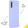 Accezz Liquid Silicone Backcover Samsung Galaxy A50 / A30s - Paars / Violett  / Purple