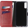 Echt Lederen Booktype Samsung Galaxy A70 - Rood - Rood / Red