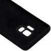Accezz Liquid Silicone Backcover Samsung Galaxy S9 - Zwart / Schwarz / Black