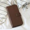 Selencia Echt Lederen Bookcase Samsung Galaxy S10 - Bruin / Braun  / Brown