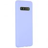 Accezz Liquid Silicone Backcover Samsung Galaxy S10 - Paars / Violett  / Purple
