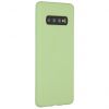 Liquid Silicone Backcover Samsung Galaxy S10 Plus - Groen - Groen / Green