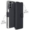 Accezz Xtreme Wallet Bookcase Samsung Galaxy S21 FE - Zwart / Schwarz / Black